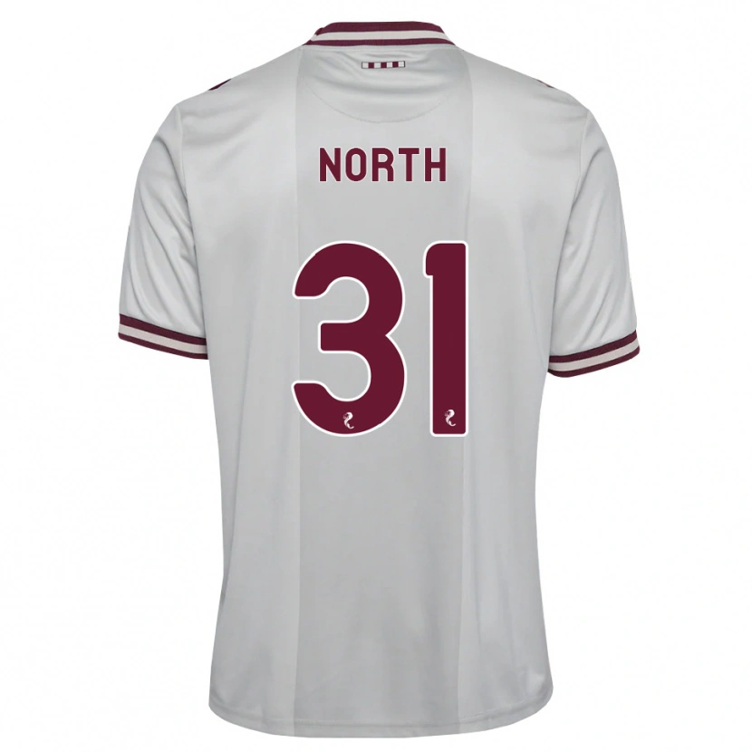 Danxen Enfant Maillot Tommy North #31 Blanc Bordeaux Tenues Extérieur 2026/27 T-Shirt
