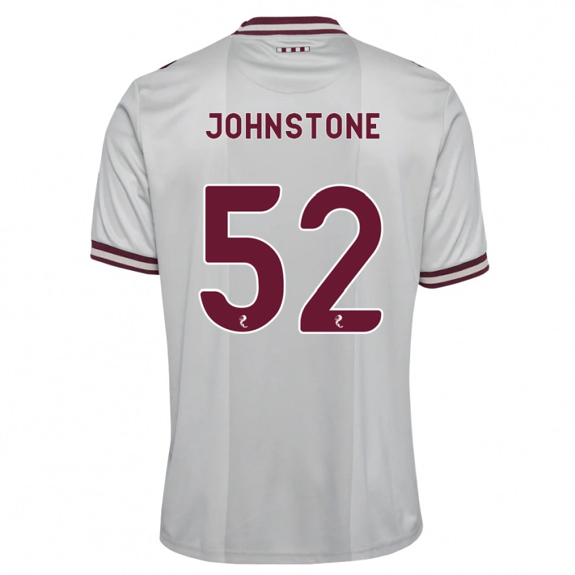 Danxen Enfant Maillot Rachael Johnstone #52 Blanc Bordeaux Tenues Extérieur 2026/27 T-Shirt