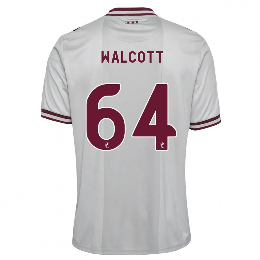 Danxen Enfant Maillot Malachi Fagan-Walcott #64 Blanc Bordeaux Tenues Extérieur 2026/27 T-Shirt