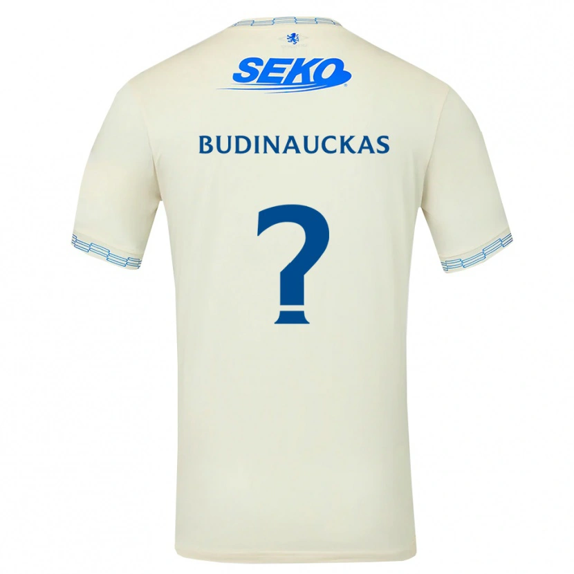 Danxen Enfant Maillot Lewis Budinauckas #0 Bleu Ciel Vif Blanc Tenues Extérieur 2026/27 T-Shirt