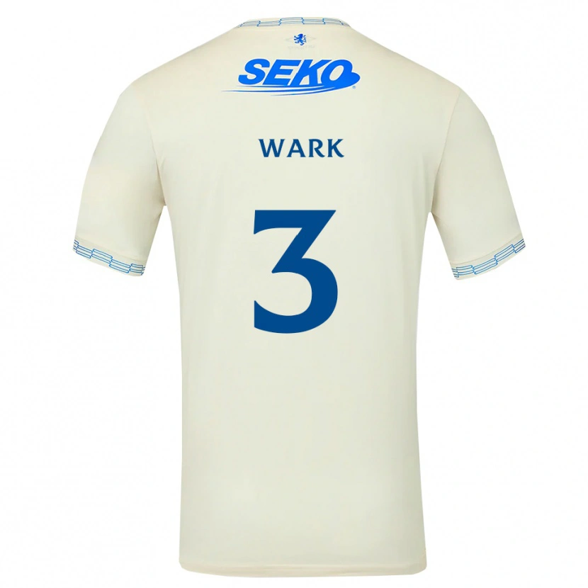 Danxen Enfant Maillot Lyle Wark #3 Bleu Ciel Vif Blanc Tenues Extérieur 2026/27 T-Shirt