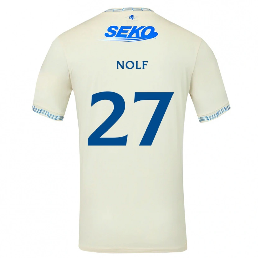 Danxen Enfant Maillot Madeline Nolf #27 Bleu Ciel Vif Blanc Tenues Extérieur 2026/27 T-Shirt