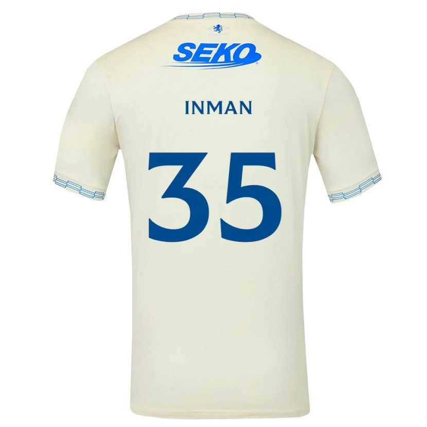 Danxen Enfant Maillot Lucy Inman #35 Bleu Ciel Vif Blanc Tenues Extérieur 2026/27 T-Shirt