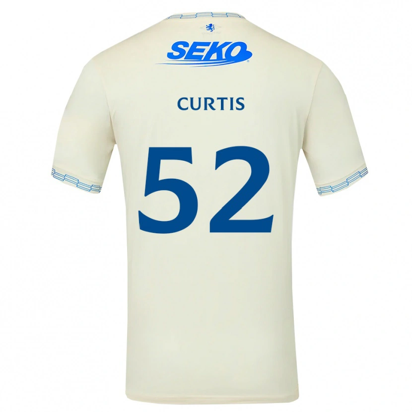 Danxen Enfant Maillot Findlay Curtis #52 Bleu Ciel Vif Blanc Tenues Extérieur 2026/27 T-Shirt