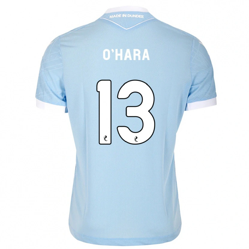 Danxen Enfant Maillot Kieran O'hara #13 Bleu Ciel Clair Blanc Tenues Extérieur 2026/27 T-Shirt