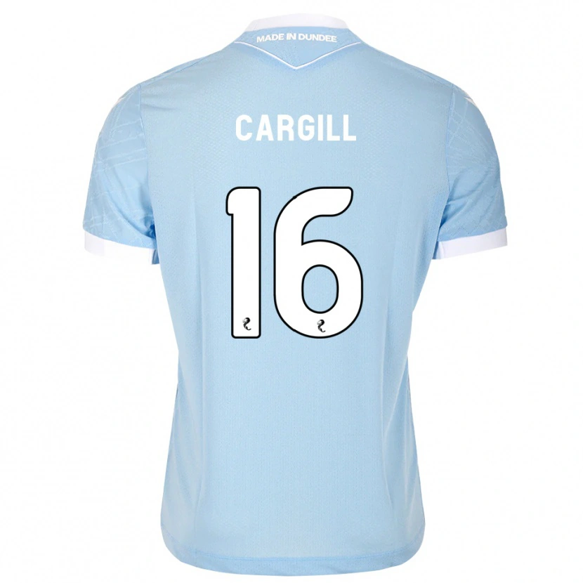 Danxen Enfant Maillot Rory Cargill #16 Bleu Ciel Clair Blanc Tenues Extérieur 2026/27 T-Shirt
