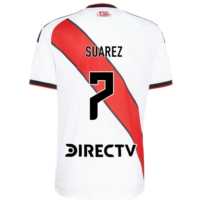 Danxen Homme Maillot Matias Suarez #7 Rouge Blanc Noir Tenues Domicile 2026/27 T-Shirt