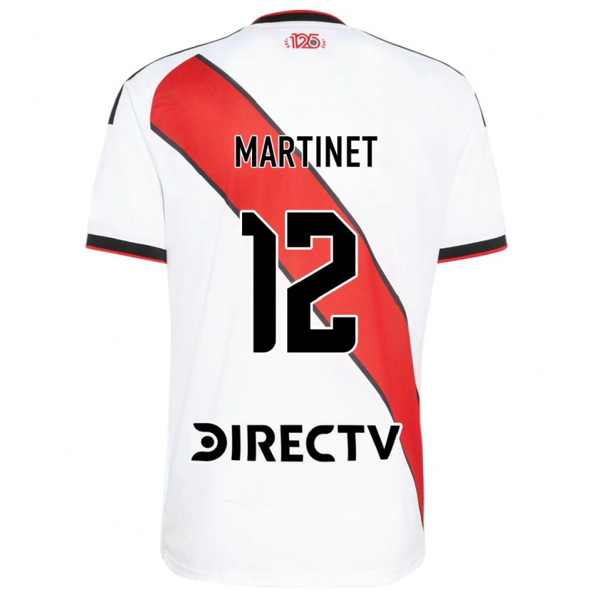 Danxen Homme Maillot Jeremías Martinet #12 Rouge Blanc Noir Tenues Domicile 2026/27 T-Shirt