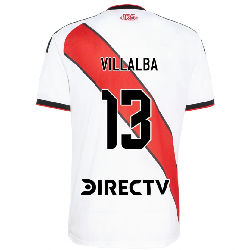 Danxen Homme Maillot Jonathan Villalba #13 Rouge Blanc Noir Tenues Domicile 2026/27 T-Shirt
