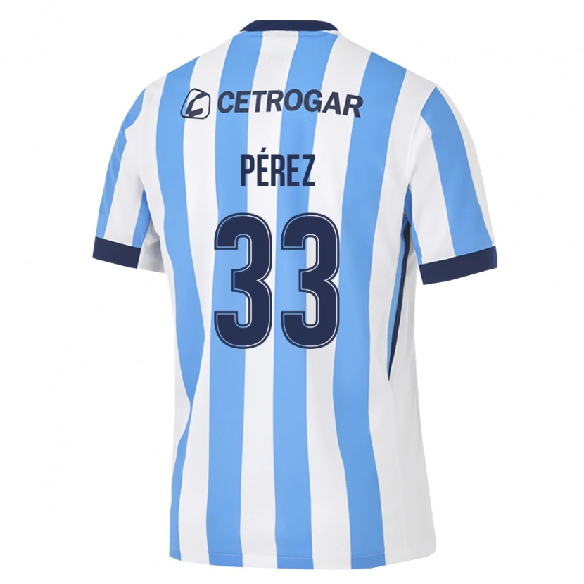 Danxen Homme Maillot Leonel Pérez #33 Bleu Clair Blanc Noir Tenues Domicile 2026/27 T-Shirt