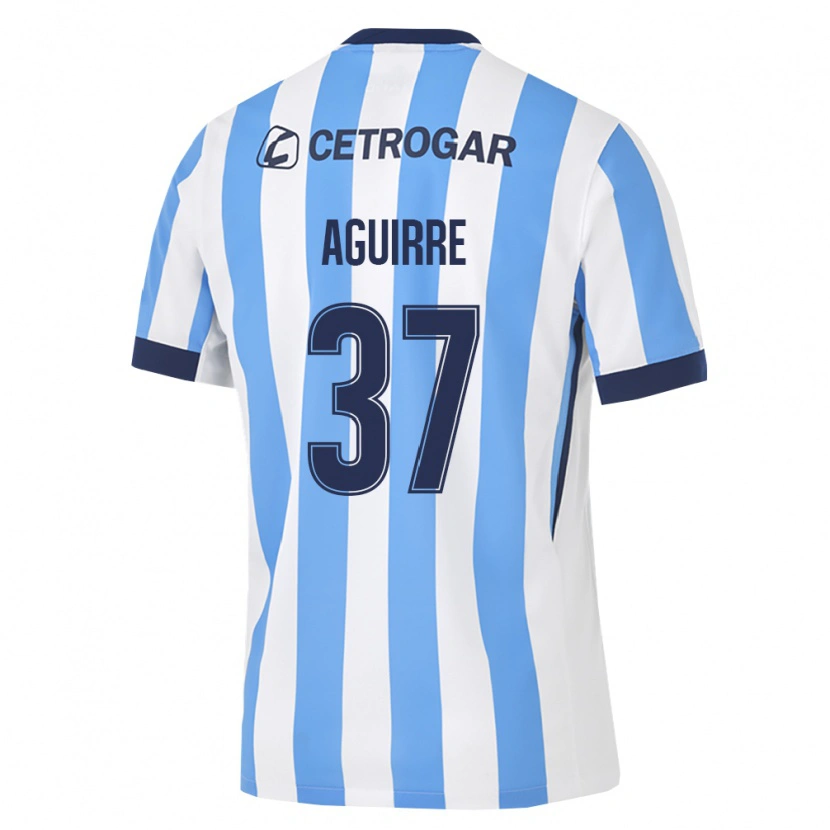Danxen Homme Maillot Santino Aguirre #37 Bleu Clair Blanc Noir Tenues Domicile 2026/27 T-Shirt