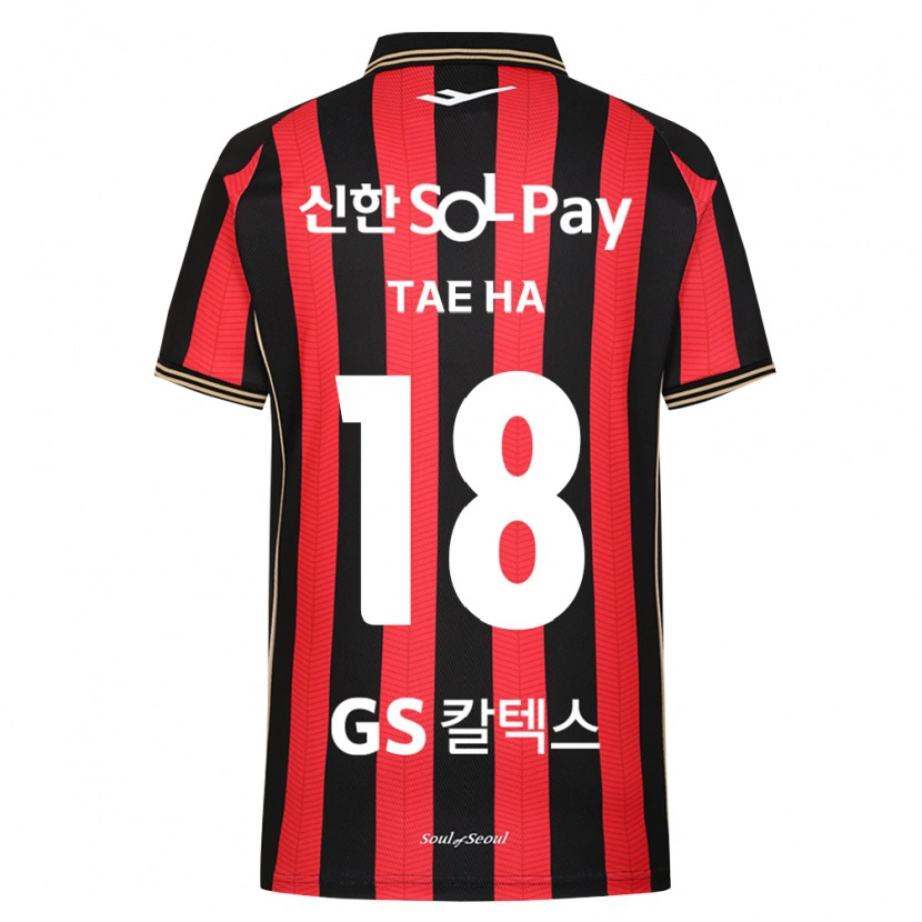 Danxen Homme Maillot Tae-Ha Jung #18 Rouge Blanc Noir Tenues Domicile 2026/27 T-Shirt