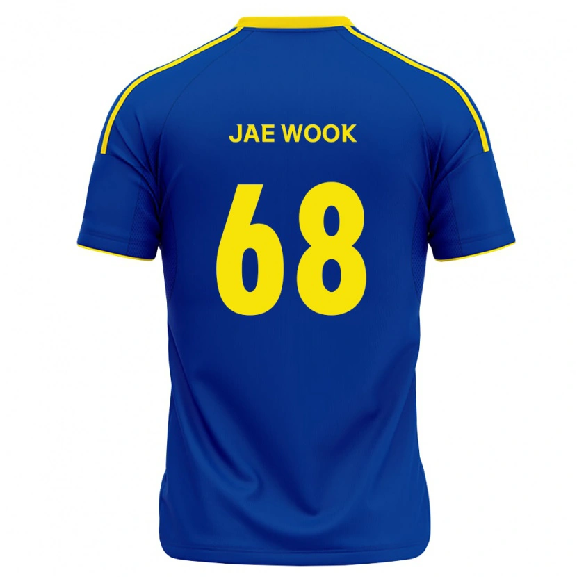Danxen Homme Maillot Jae-Wook Lee #68 Bleu Royal Jaune Tenues Domicile 2026/27 T-Shirt