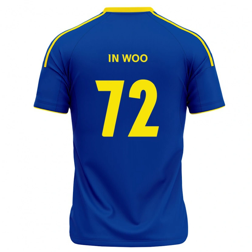 Danxen Homme Maillot In-Woo Back #72 Bleu Royal Jaune Tenues Domicile 2026/27 T-Shirt