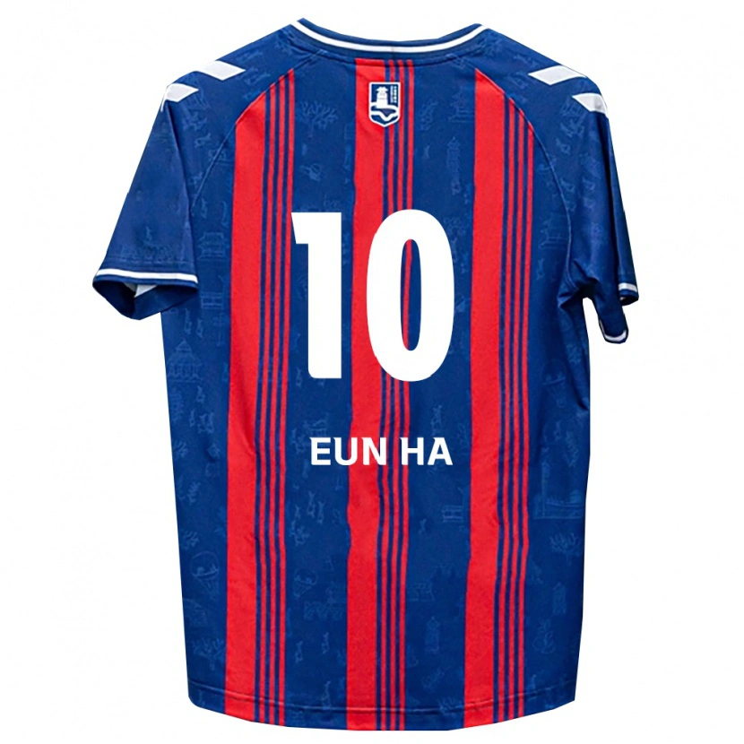 Danxen Homme Maillot Eun-Ha Jeon #10 Bleu Rouge Blanc Tenues Domicile 2026/27 T-Shirt
