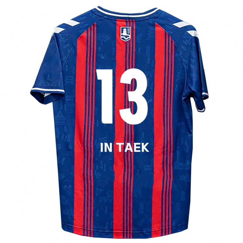 Danxen Homme Maillot In-Taek Hwang #13 Bleu Rouge Blanc Tenues Domicile 2026/27 T-Shirt