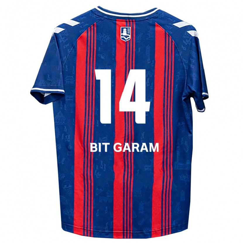 Danxen Homme Maillot Bit-Garam Yoon #14 Bleu Rouge Blanc Tenues Domicile 2026/27 T-Shirt