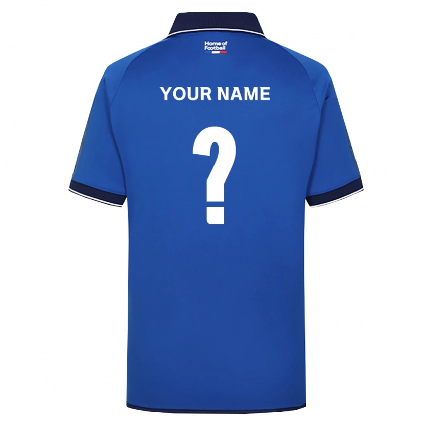 Danxen Homme Maillot Votre Nom #0 Bleu Royal Blanc Rouge Tenues Domicile 2026/27 T-Shirt
