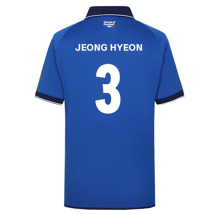 Danxen Homme Maillot Jeong-Hyeon Kim #3 Bleu Royal Blanc Rouge Tenues Domicile 2026/27 T-Shirt