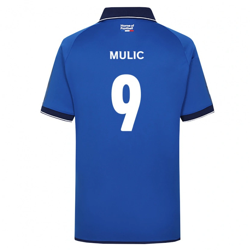 Danxen Homme Maillot Fejsal Mulic #9 Bleu Royal Blanc Rouge Tenues Domicile 2026/27 T-Shirt