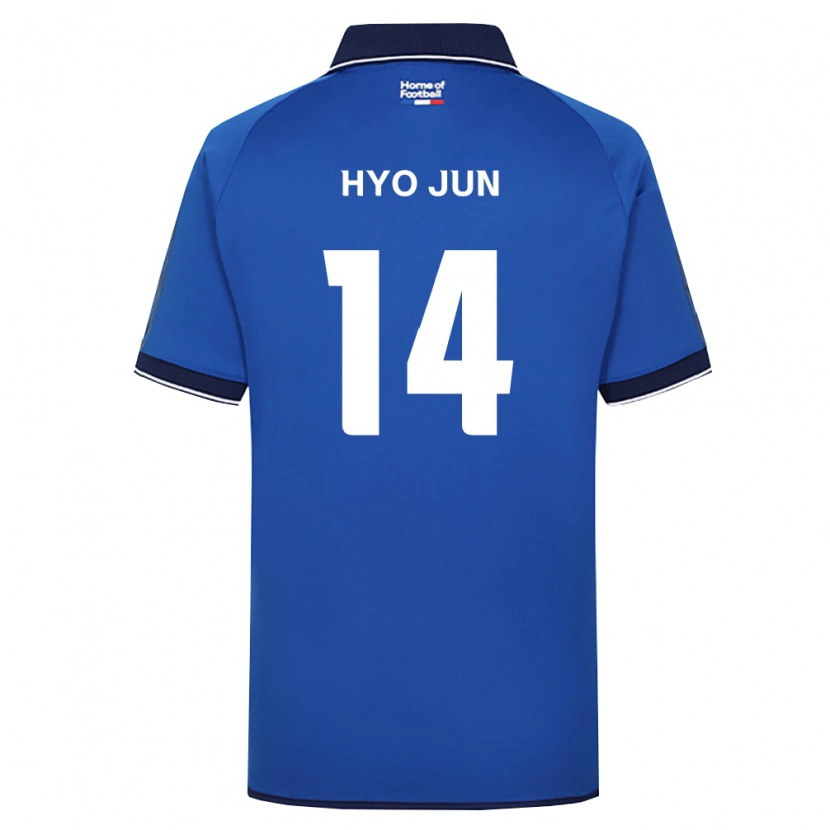Danxen Homme Maillot Hyo-Jun Sun #14 Bleu Royal Blanc Rouge Tenues Domicile 2026/27 T-Shirt