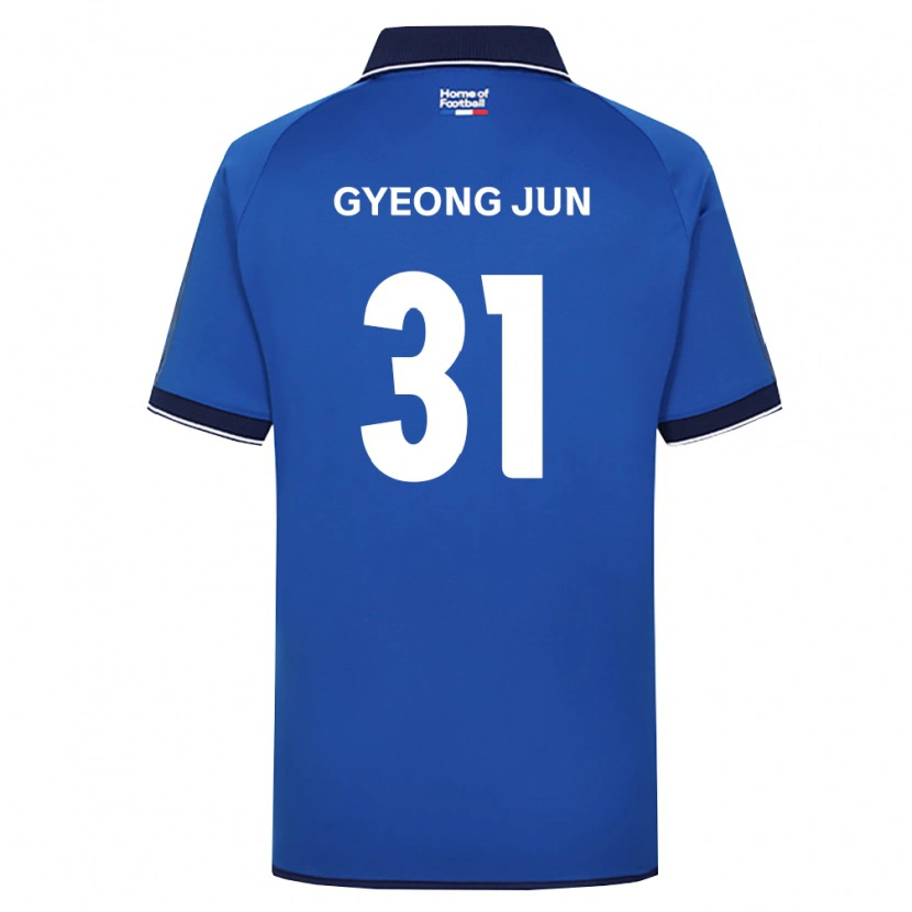 Danxen Homme Maillot Gyeong-Jun Lee #31 Bleu Royal Blanc Rouge Tenues Domicile 2026/27 T-Shirt