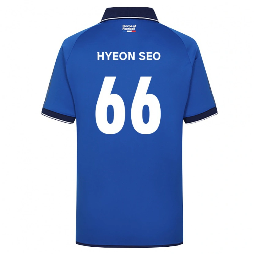 Danxen Homme Maillot Hyeon-Seo Han #66 Bleu Royal Blanc Rouge Tenues Domicile 2026/27 T-Shirt