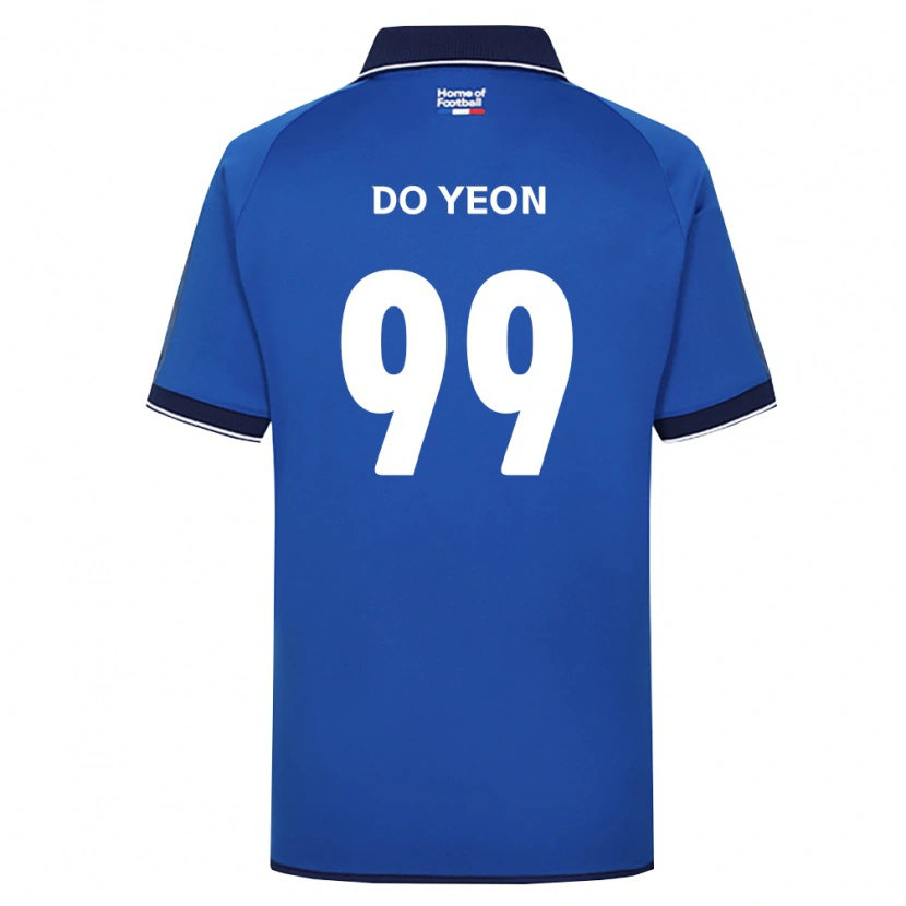 Danxen Homme Maillot Do-Yeon Kim #99 Bleu Royal Blanc Rouge Tenues Domicile 2026/27 T-Shirt
