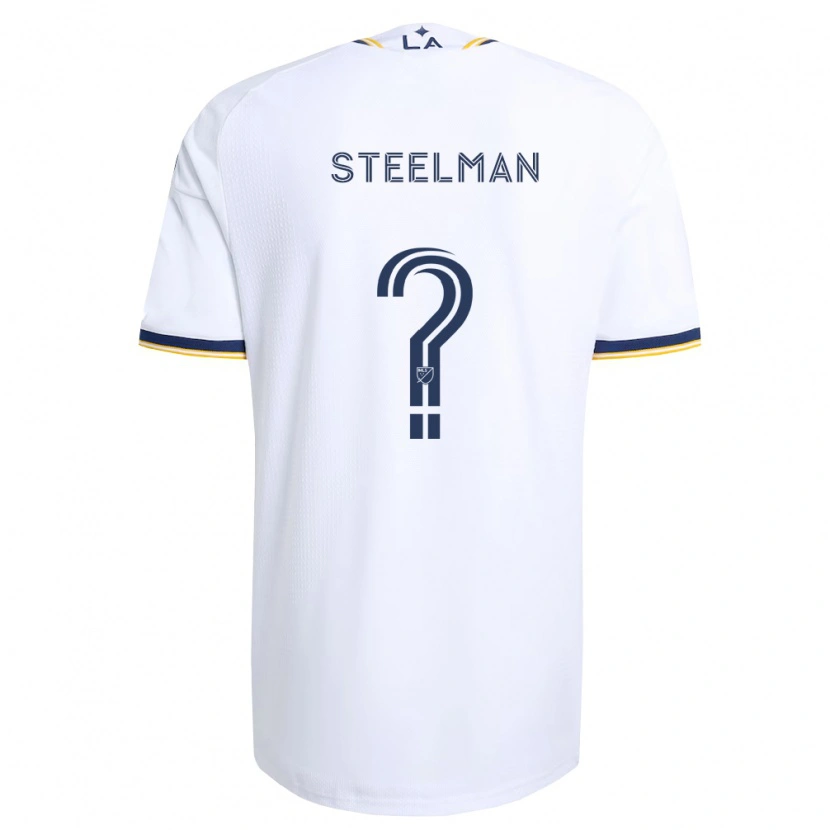 Danxen Homme Maillot Maximus Steelman #0 Bleu Jaune Et Blanc Tenues Domicile 2026/27 T-Shirt