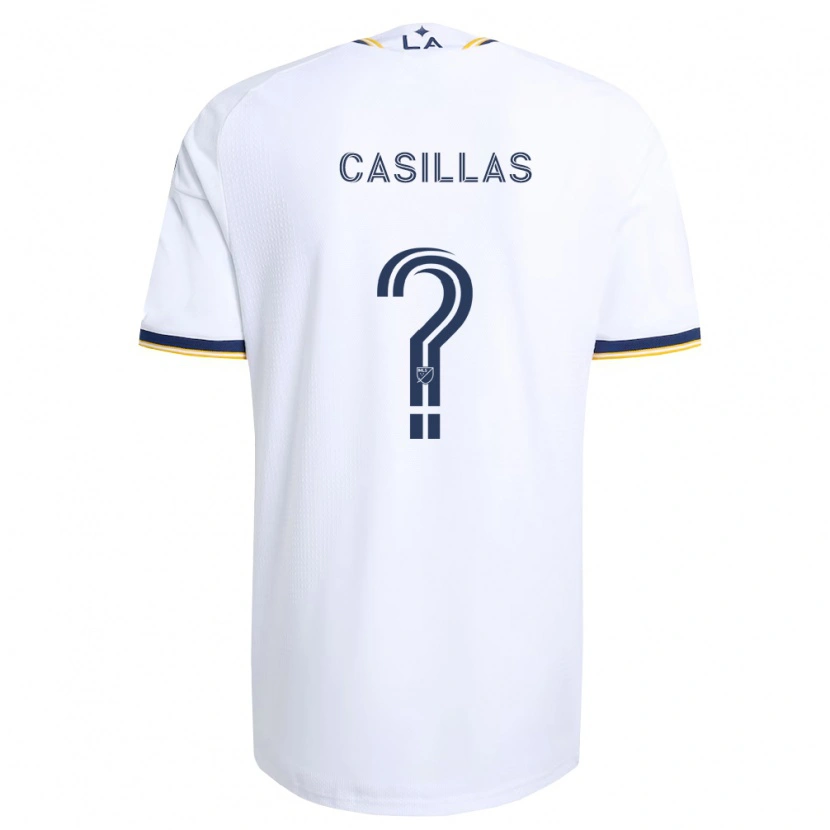 Danxen Homme Maillot Victor Casillas #0 Bleu Jaune Et Blanc Tenues Domicile 2026/27 T-Shirt
