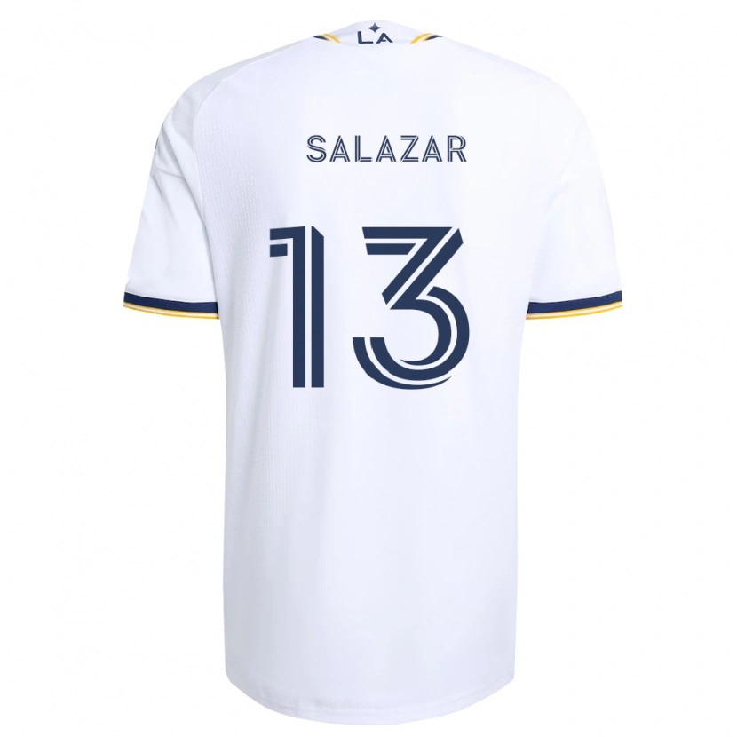 Danxen Homme Maillot Giovanni Salazar #13 Bleu Jaune Et Blanc Tenues Domicile 2026/27 T-Shirt