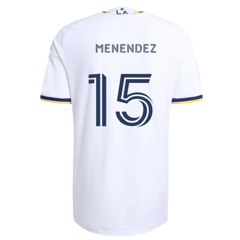 Danxen Homme Maillot Alexsander Menendez #15 Bleu Jaune Et Blanc Tenues Domicile 2026/27 T-Shirt