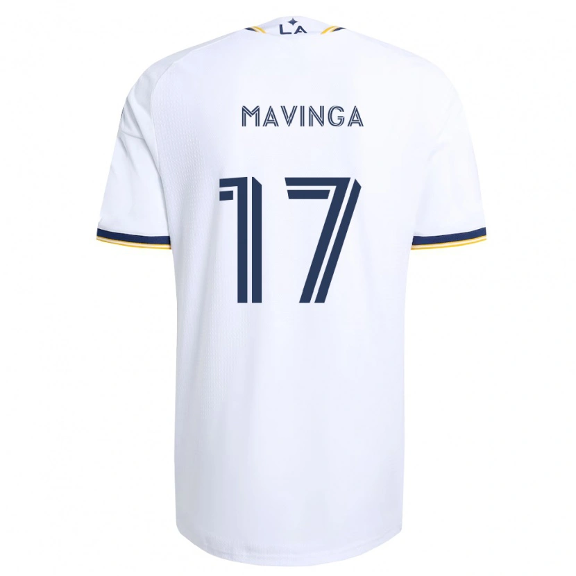 Danxen Homme Maillot Chris Mavinga #17 Bleu Jaune Et Blanc Tenues Domicile 2026/27 T-Shirt