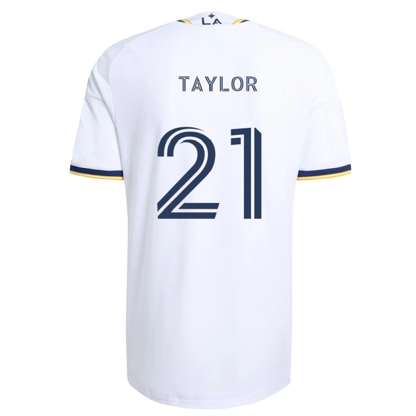 Danxen Homme Maillot Robert Taylor #21 Bleu Jaune Et Blanc Tenues Domicile 2026/27 T-Shirt