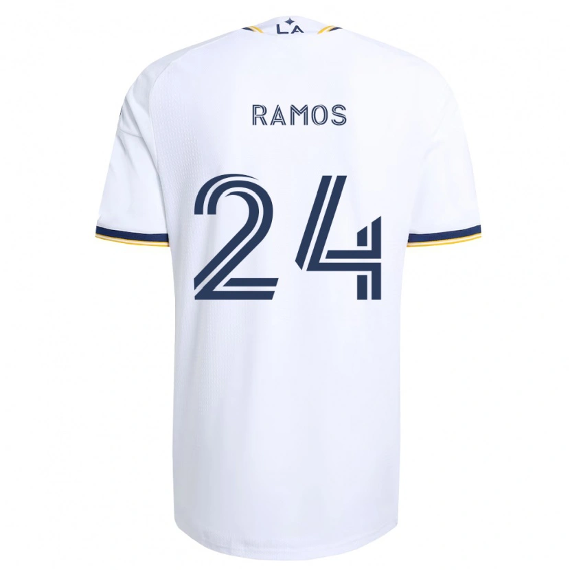 Danxen Homme Maillot Rubén Ramos #24 Bleu Jaune Et Blanc Tenues Domicile 2026/27 T-Shirt