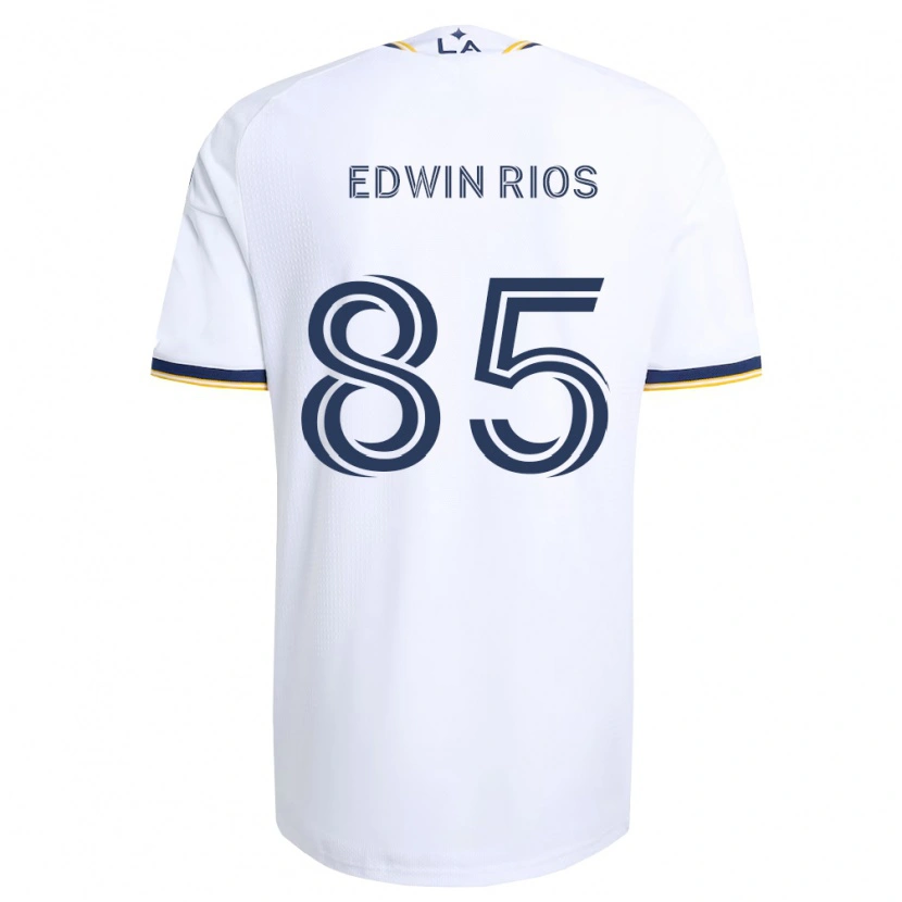 Danxen Homme Maillot Edwin Ríos #85 Bleu Jaune Et Blanc Tenues Domicile 2026/27 T-Shirt