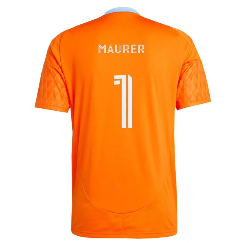 Danxen Homme Maillot Jimmy Maurer #1 Orange Blanc Tenues Domicile 2026/27 T-Shirt