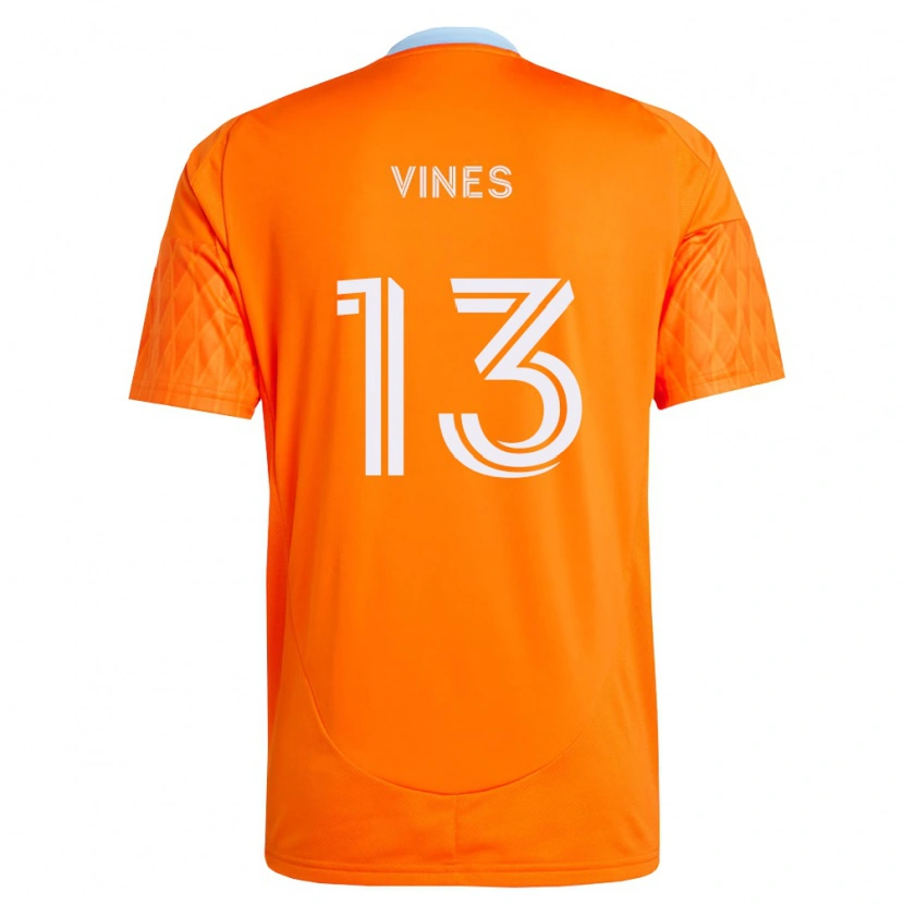 Danxen Homme Maillot Sam Vines #13 Orange Blanc Tenues Domicile 2026/27 T-Shirt