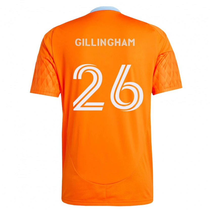 Danxen Homme Maillot Blake Gillingham #26 Orange Blanc Tenues Domicile 2026/27 T-Shirt