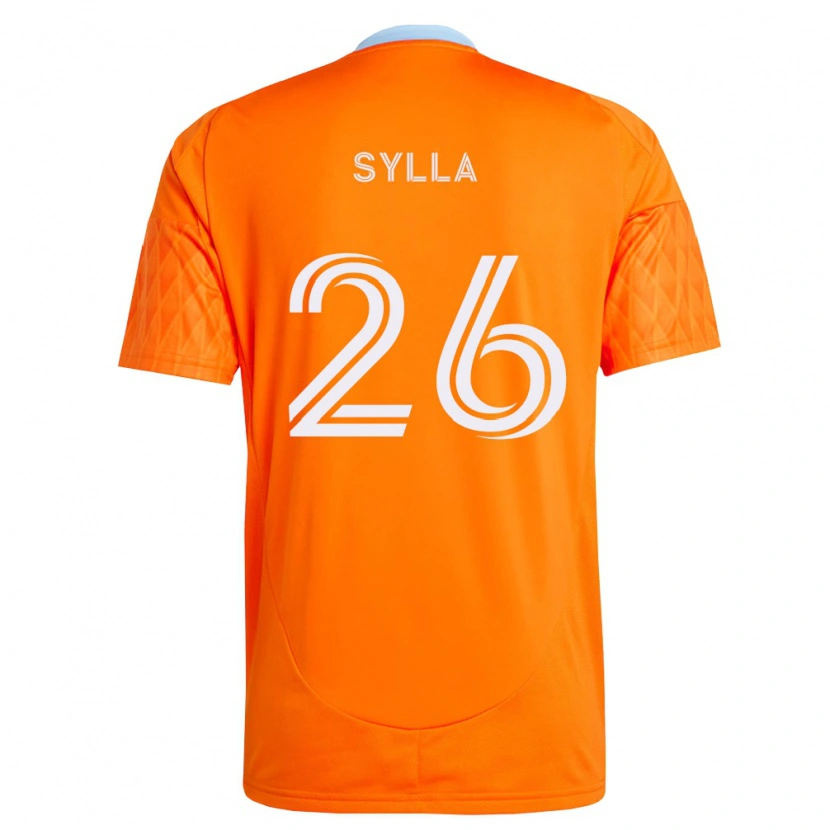 Danxen Homme Maillot Ousmane Sylla #26 Orange Blanc Tenues Domicile 2026/27 T-Shirt
