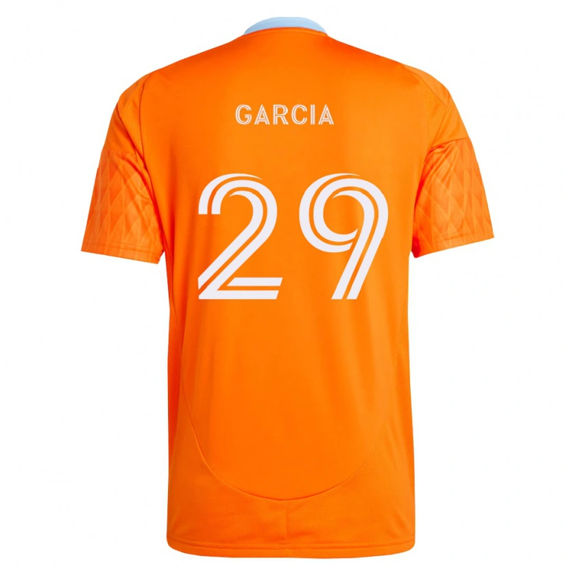Danxen Homme Maillot David Garcia #29 Orange Blanc Tenues Domicile 2026/27 T-Shirt