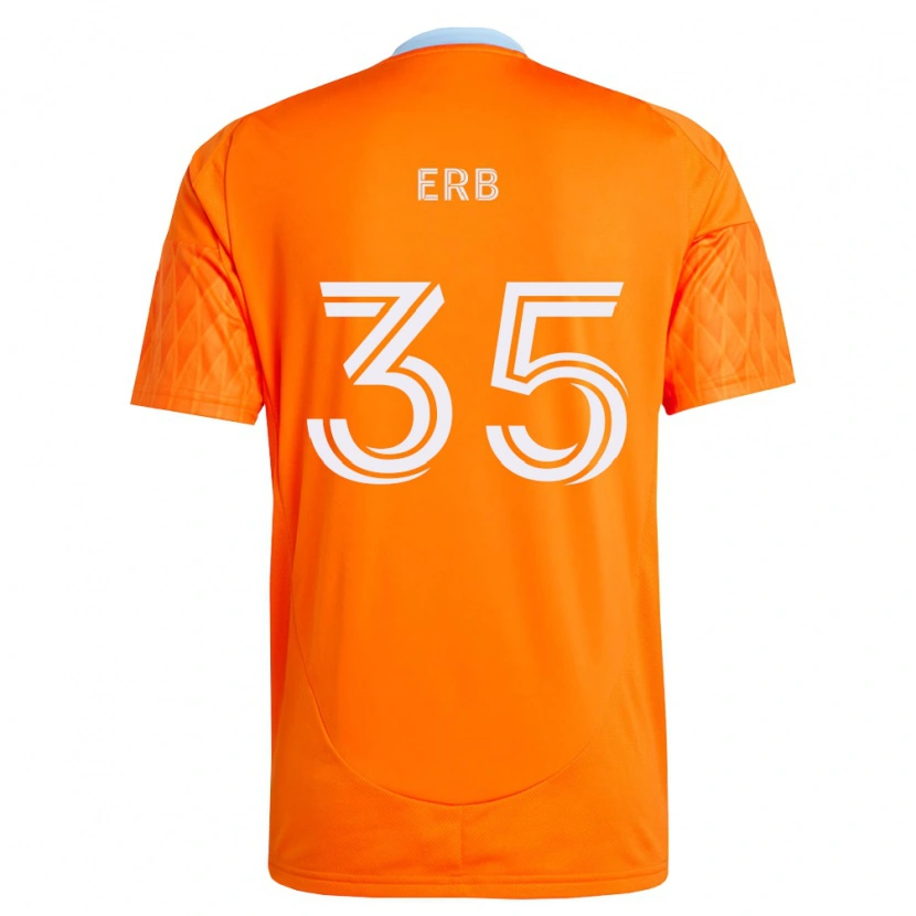 Danxen Homme Maillot Logan Erb #35 Orange Blanc Tenues Domicile 2026/27 T-Shirt