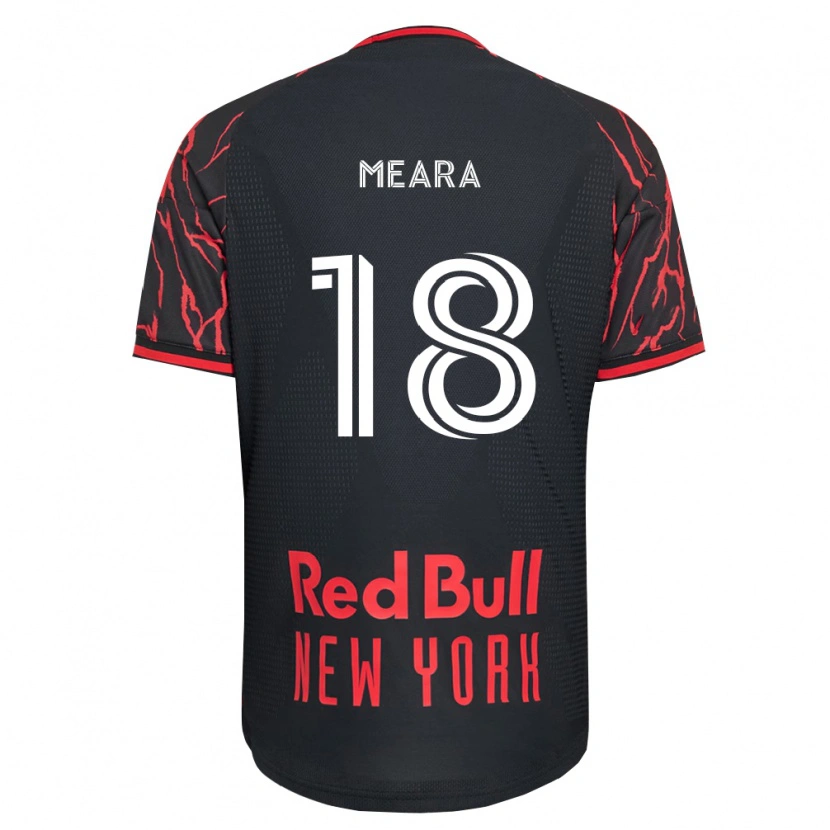 Danxen Homme Maillot Ryan Meara #18 Rouge Noir Blanc Tenues Domicile 2026/27 T-Shirt