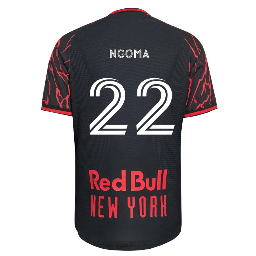 Danxen Homme Maillot Serge Ngoma #22 Rouge Noir Blanc Tenues Domicile 2026/27 T-Shirt