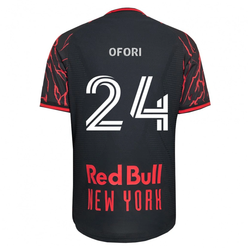 Danxen Homme Maillot Curtis Ofori #24 Rouge Noir Blanc Tenues Domicile 2026/27 T-Shirt