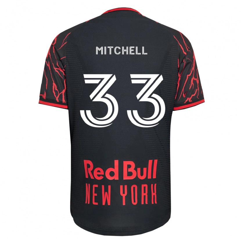 Danxen Homme Maillot Roald Mitchell #33 Rouge Noir Blanc Tenues Domicile 2026/27 T-Shirt