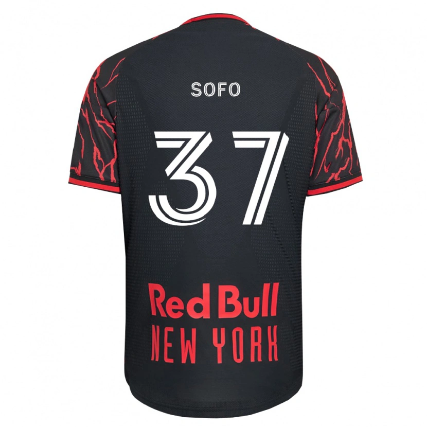 Danxen Homme Maillot Mohammed Sofo #37 Rouge Noir Blanc Tenues Domicile 2026/27 T-Shirt