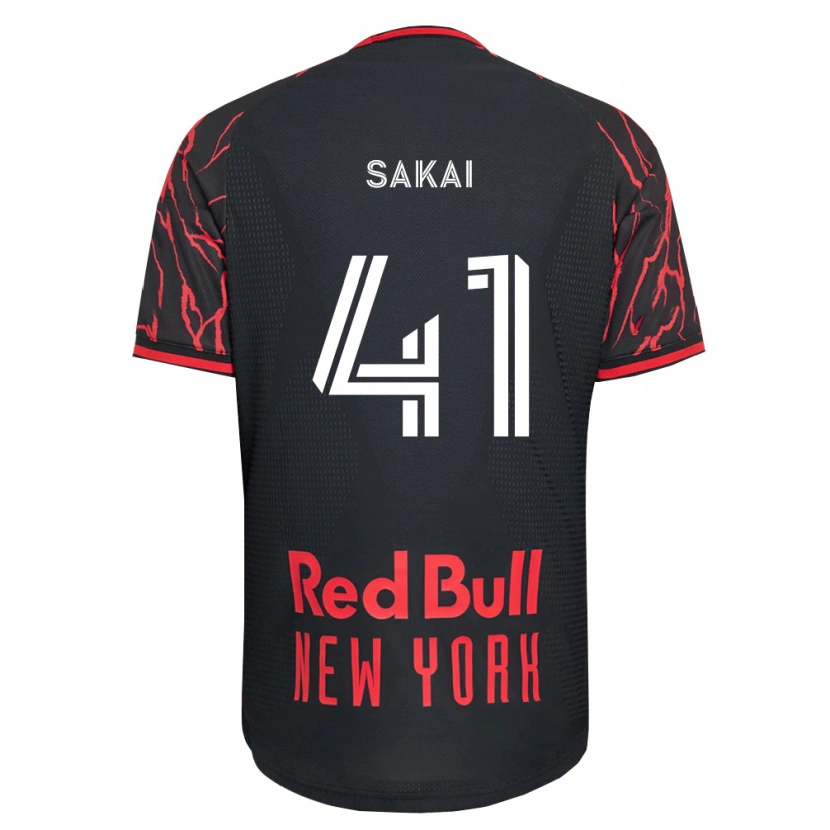 Danxen Homme Maillot Shunya Sakai #41 Rouge Noir Blanc Tenues Domicile 2026/27 T-Shirt