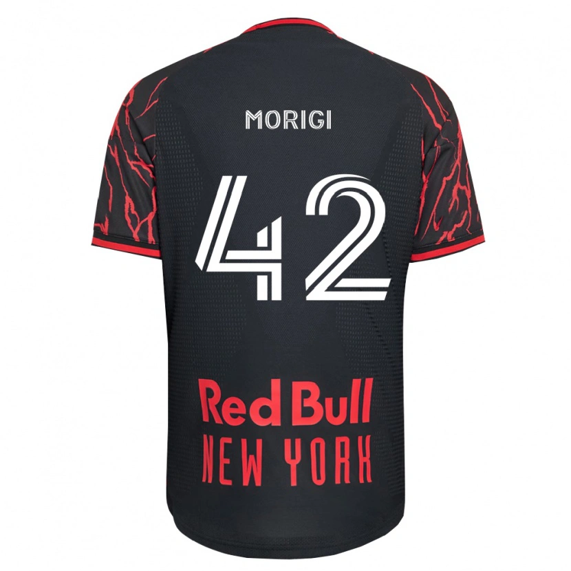 Danxen Homme Maillot Marco Morigi #42 Rouge Noir Blanc Tenues Domicile 2026/27 T-Shirt