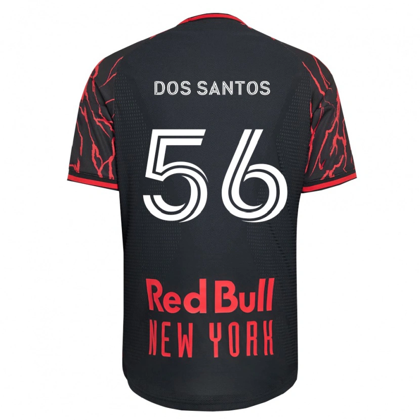 Danxen Homme Maillot Matthew Dos Santos #56 Rouge Noir Blanc Tenues Domicile 2026/27 T-Shirt